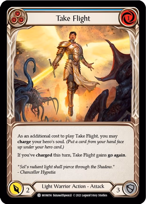 Take Flight (Blue) - Common (MON056)