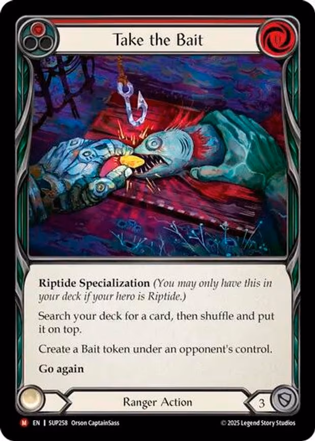 Take the Bait (Red) - Majestic (SUP258)