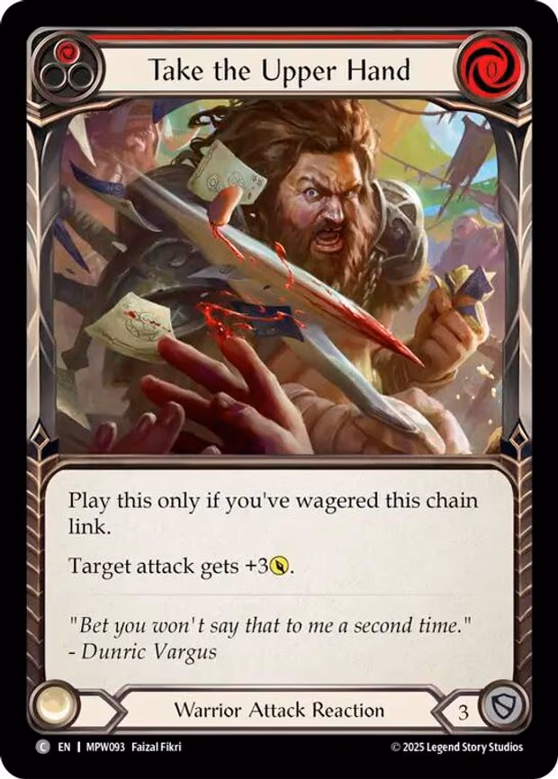 Take the Upper Hand (Red) - Common (MPW093)