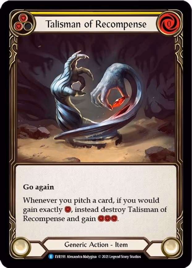 Talisman of Recompense - Rare (EVR191)