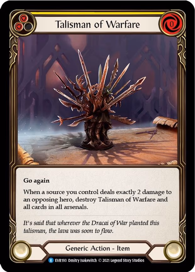 Talisman of Warfare - Rare (EVR193)