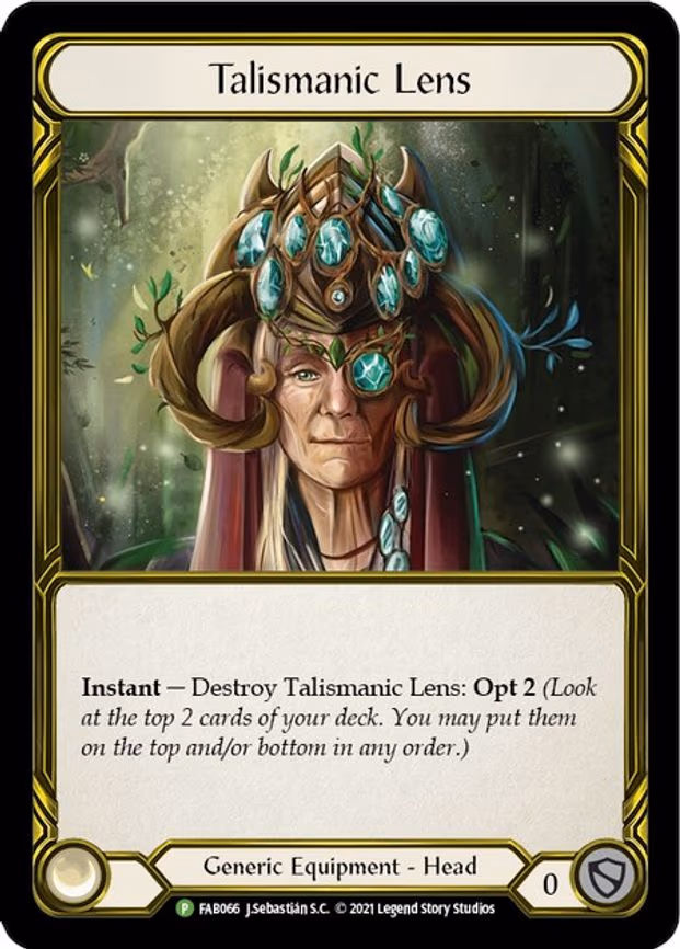 Talismanic Lens (Golden) - Promo (FAB066)