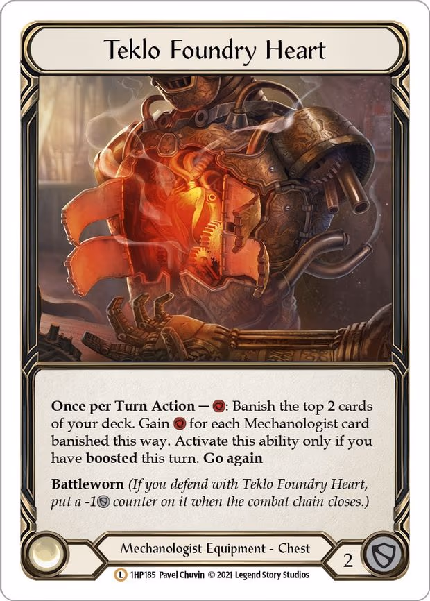 Teklo Foundry Heart - Legendary (1HP185)