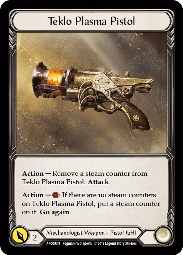 Teklo Plasma Pistol // Viserai, Rune Blood - Token (ARC003 // ARC075)