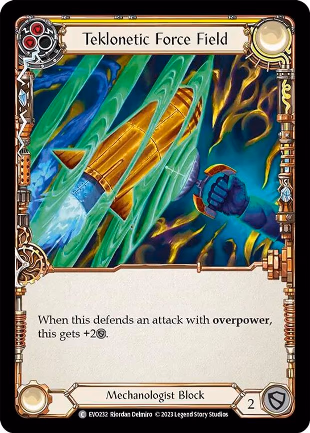 Teklonetic Force Field (Yellow) - Common (EVO232)