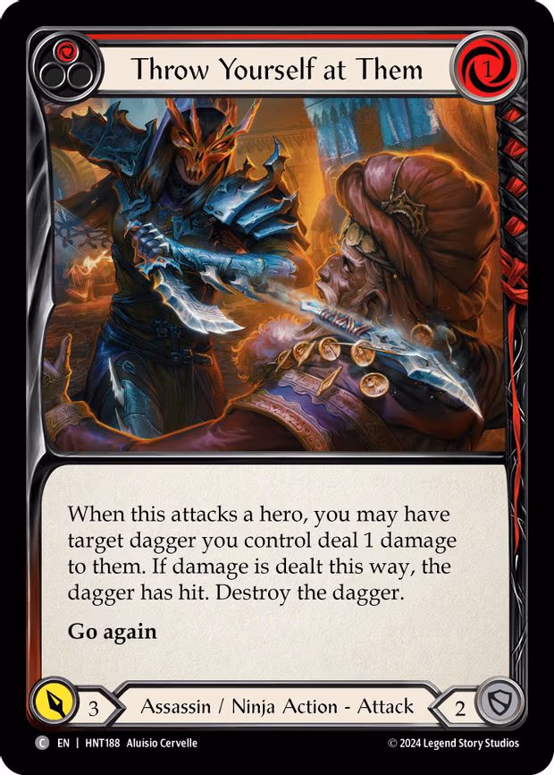 Throw Yourself at Them (Red) - Common (HNT188)