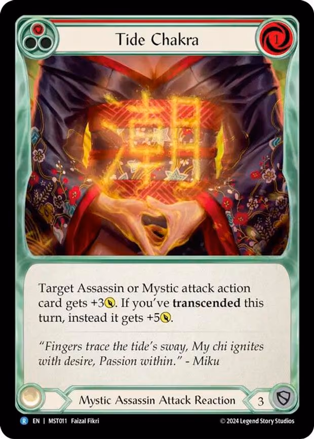 Tide Chakra (Red) - Rare (MST011)