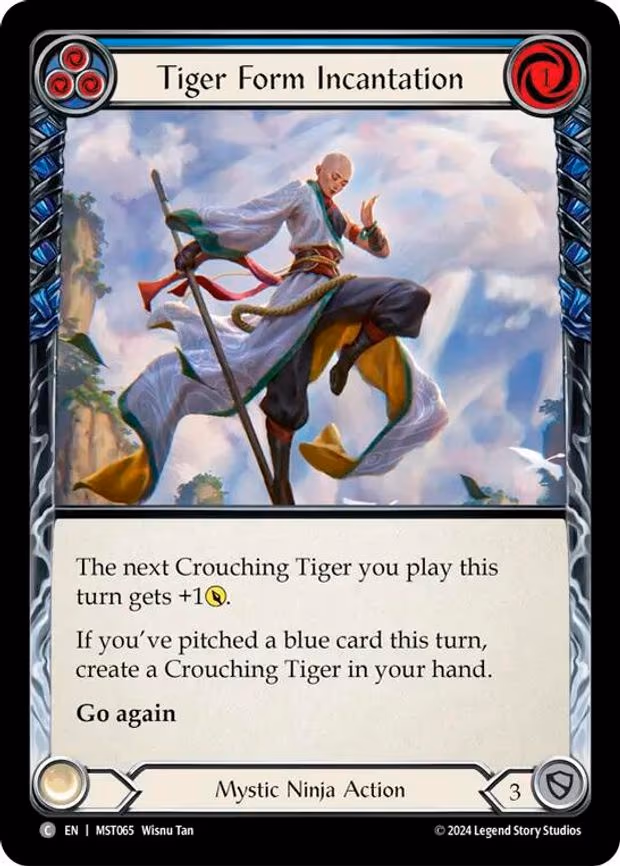 Tiger Form Incantation (Blue) - Common (MST065)