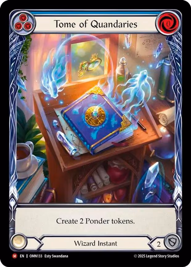 Tome of Quandaries (Blue) - Majestic (OMN133)