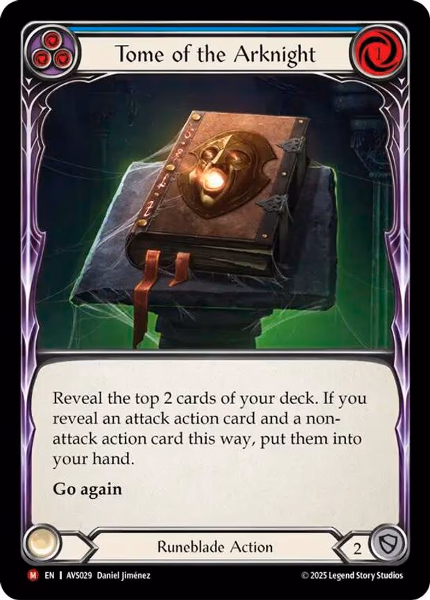 Tome of the Arknight (Blue) - Super Rare (AVS029)