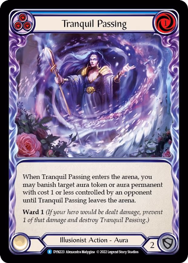 Tranquil Passing (Blue) - Rare (DYN223)