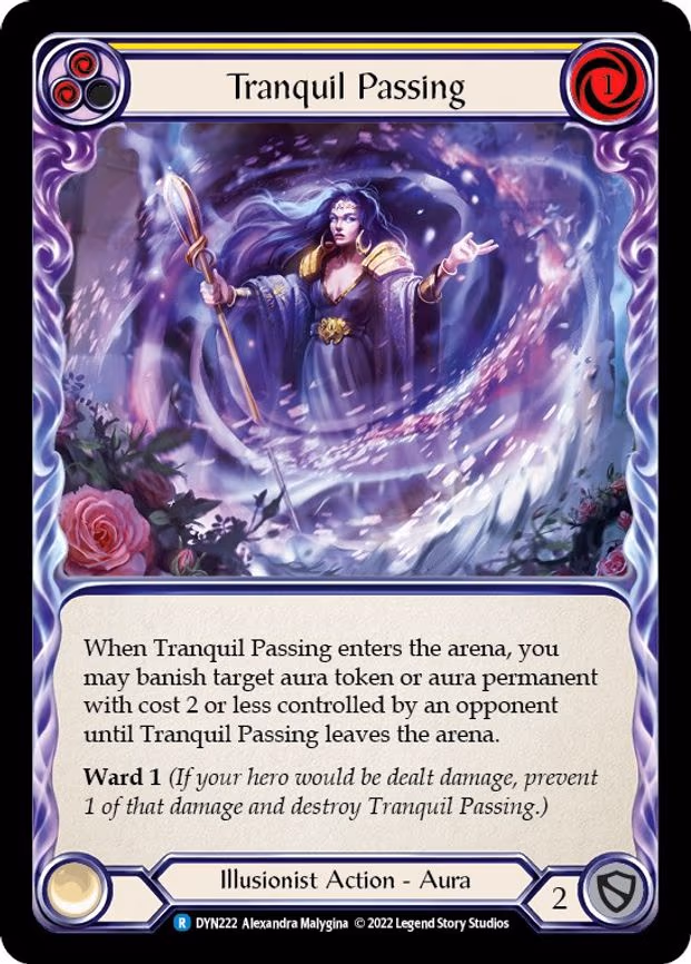 Tranquil Passing (Yellow) - Rare (DYN222)