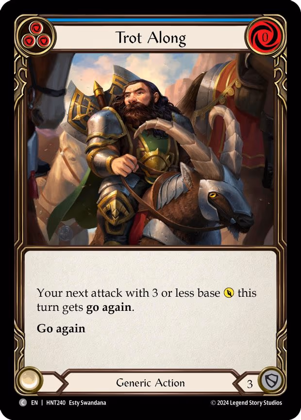 Trot Along (Blue) - Common (HNT240)