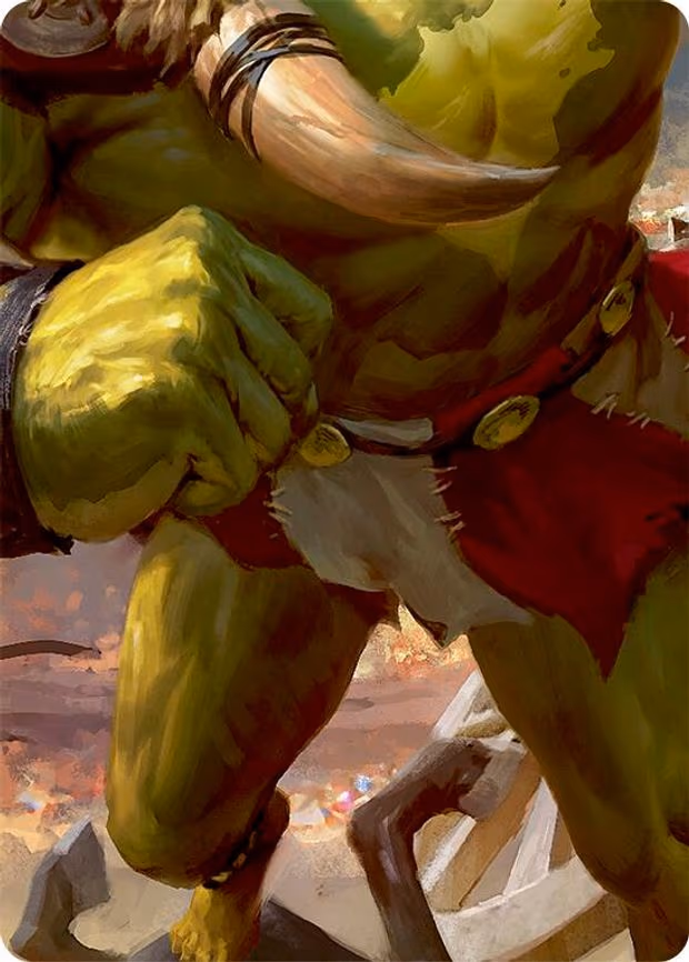 Tuffnut, Bumbling Hulkster // Kayo, Underhanded Cheat Double Sided Art Card (Middle Left)