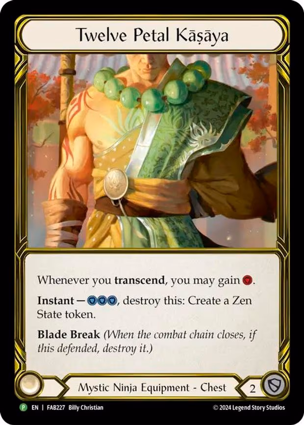 Twelve Petal Kasaya (Golden) - Legendary (FAB227)