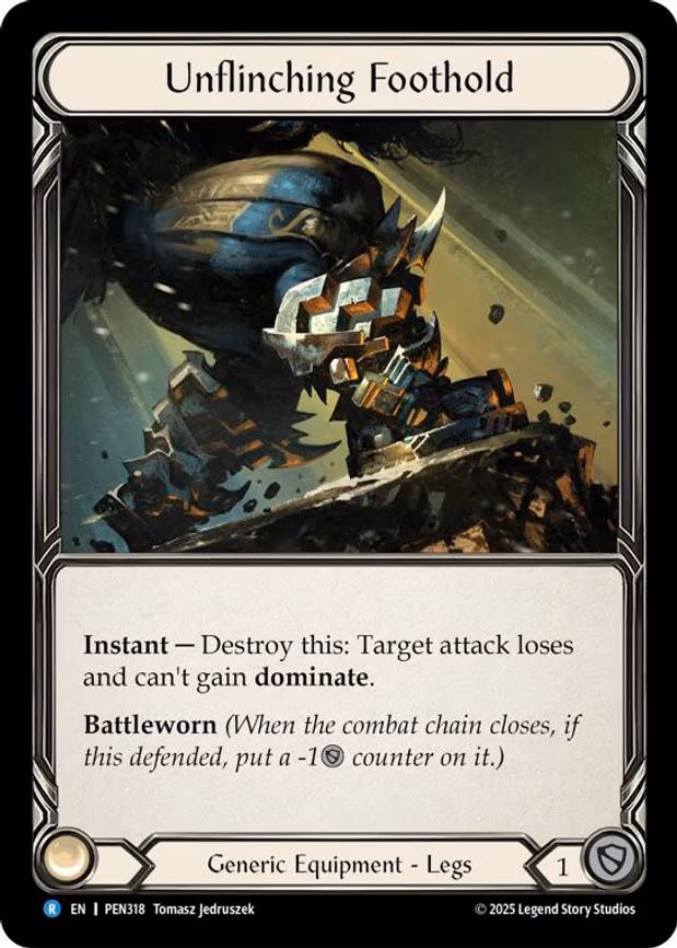 Unflinching Foothold - Rare (PEN318)