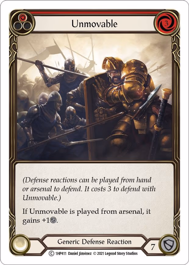 Unmovable (Red) - Common (1HP411)