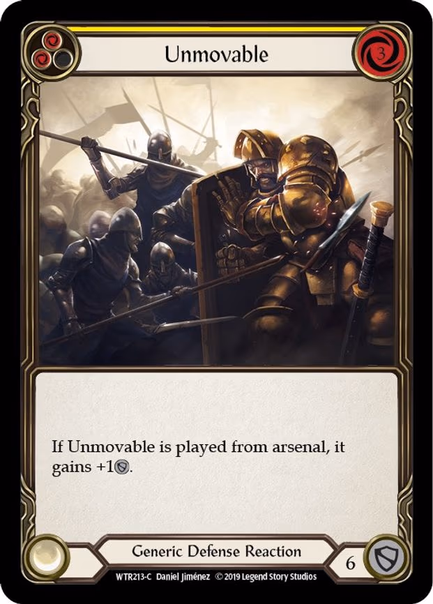 Unmovable (Yellow)