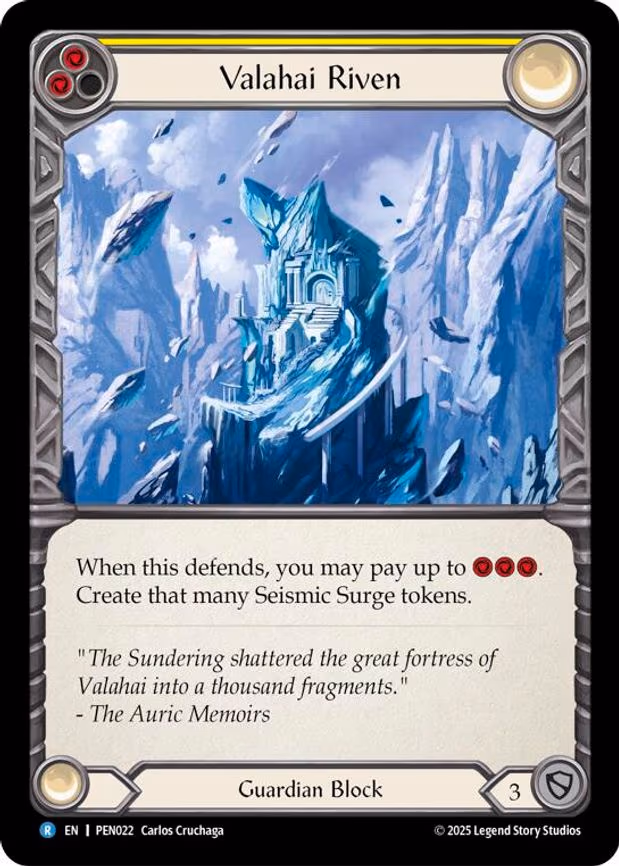 Valahai Riven (Yellow) - Rare (PEN022)