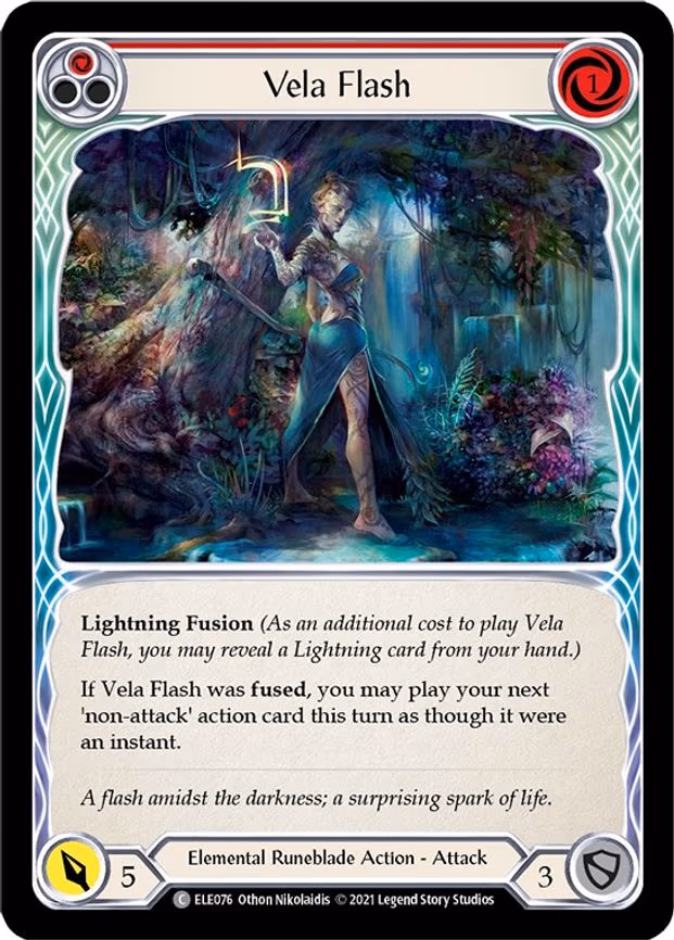 Vela Flash (Red) - Common (ELE076)