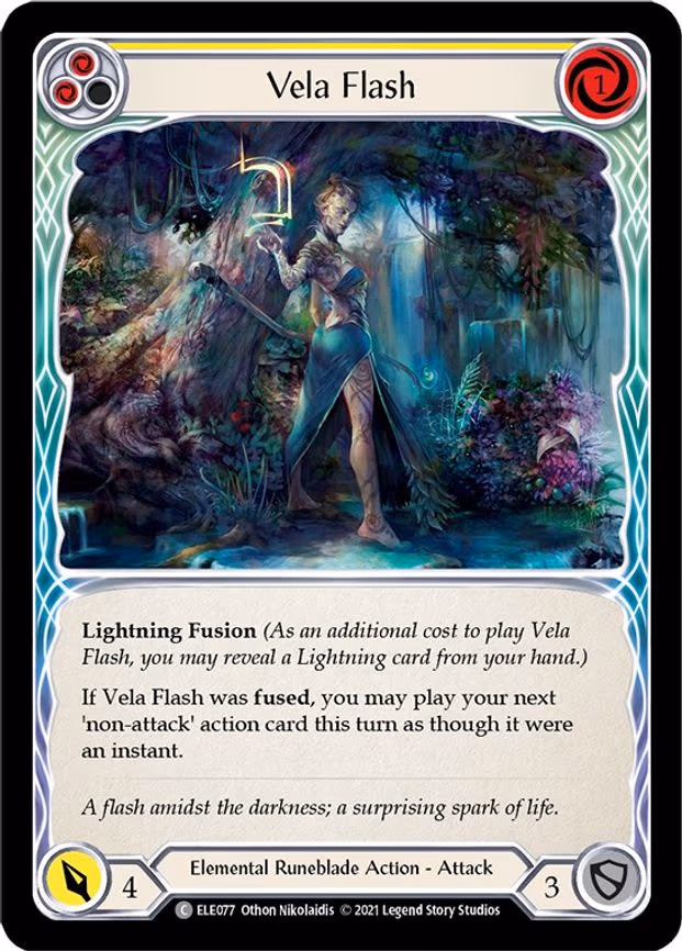 Vela Flash (Yellow) - Common (ELE077)