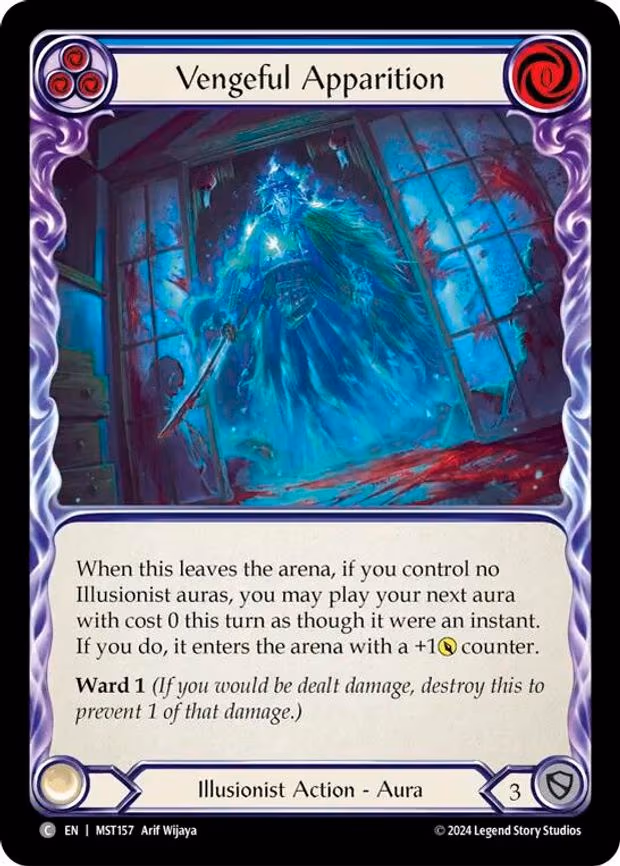 Vengeful Apparition (Blue) - Common (MST157)