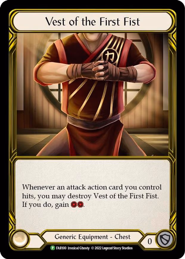Vest of the First Fist (Golden) - Promo (FAB100)