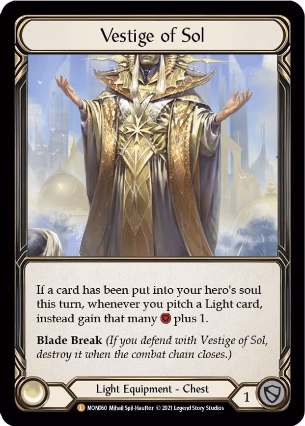 Vestige of Sol - Legendary (MON060)