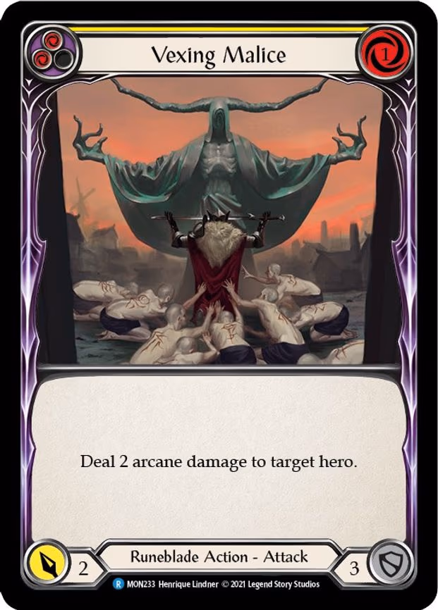 Vexing Malice (Yellow)
