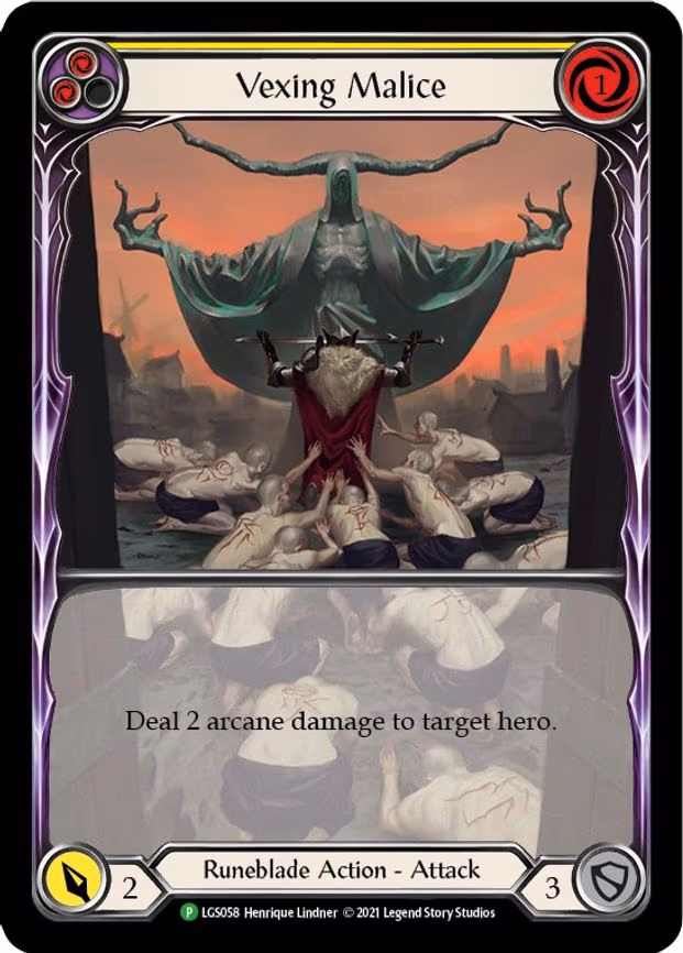 Vexing Malice (Yellow) - Promo (LGS058)