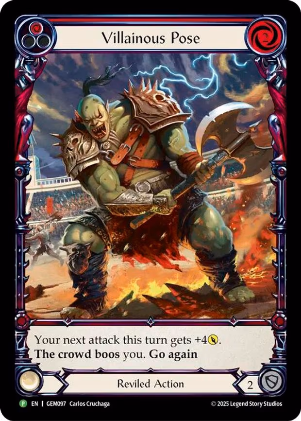 Villainous Pose - Promo (GEM097)