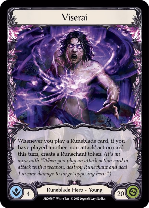 Viserai // Viserai, Rune Blood - Token (ARC076 // ARC075)
