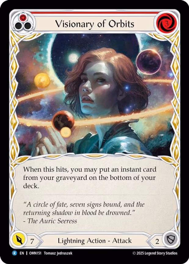 Visionary Of Orbits (Red) - Rare (OMN151)