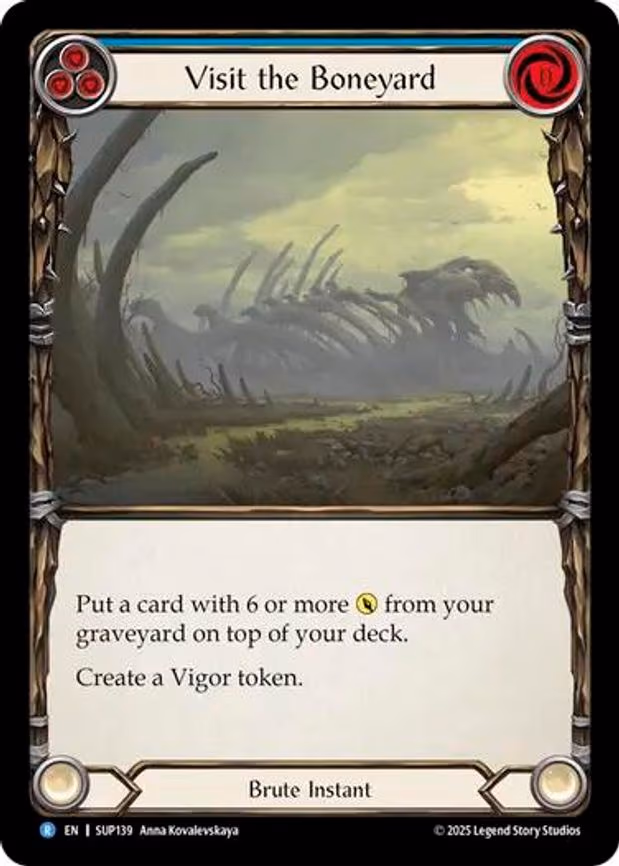 Visit the Boneyard - Rare (SUP139)