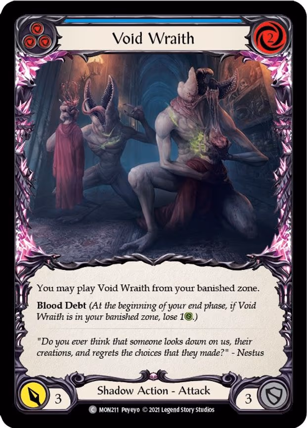 Void Wraith (Blue) - Common (MON211)