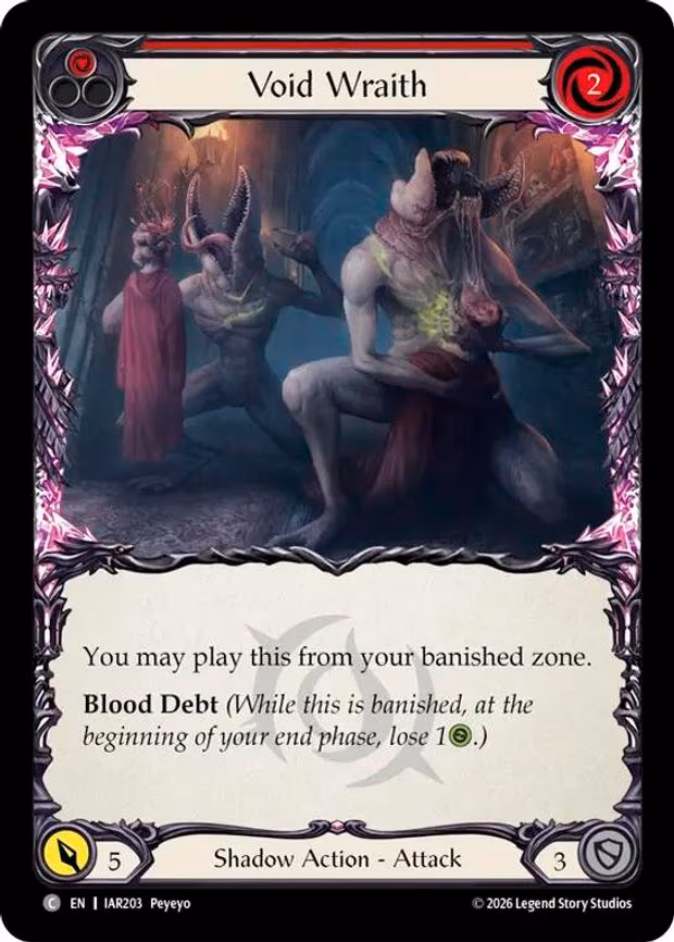 Void Wraith (Red) - Common (IAR203)