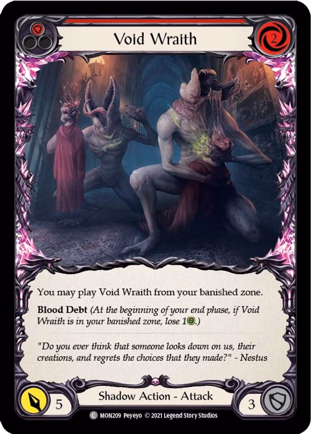 Void Wraith (Red) - Common (MON209)