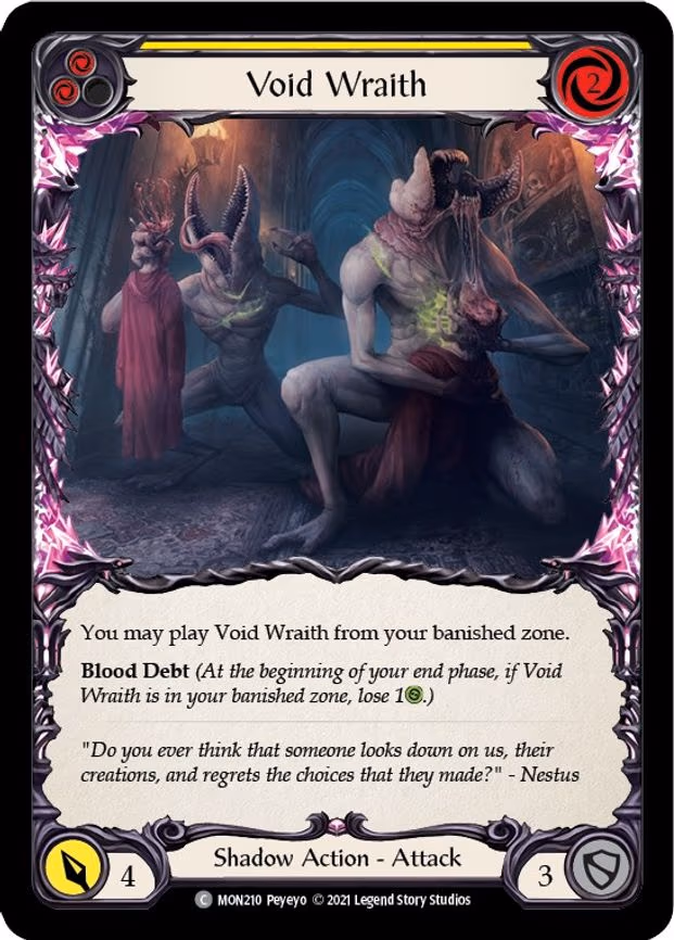 Void Wraith (Yellow) - Common (MON210)