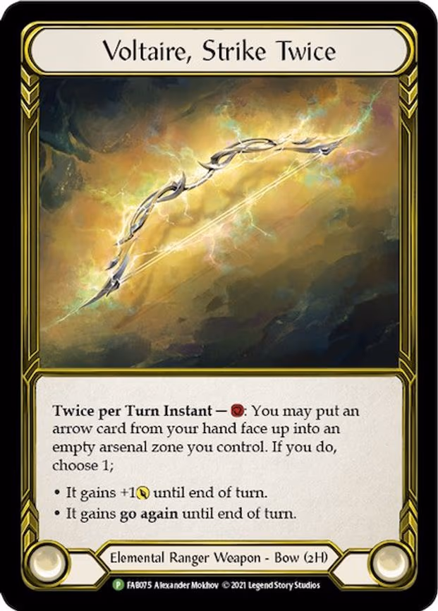 Voltaire, Strike Twice (Golden) - Promo (FAB075)