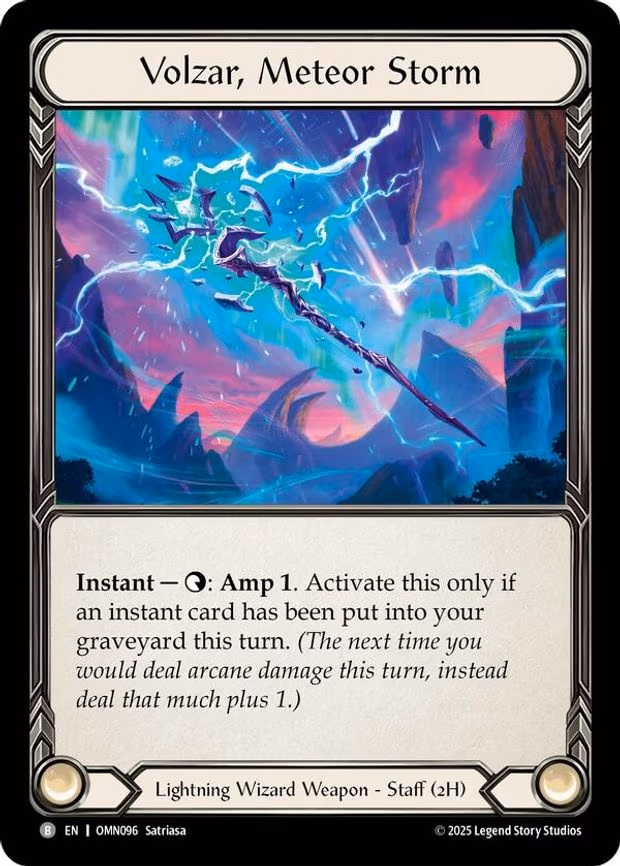 Volzar, Meteor Storm