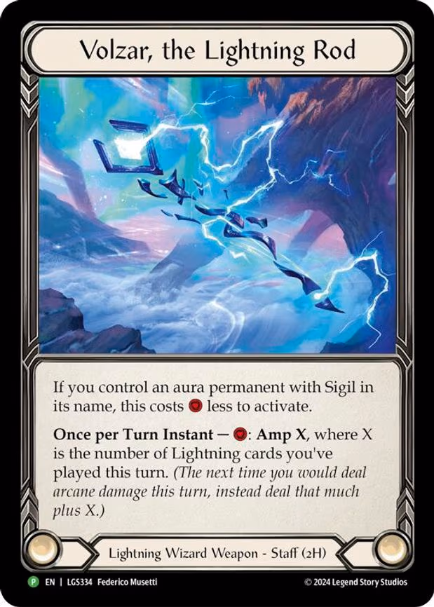 Volzar, the Lightning Rod - Promo (LGS334)