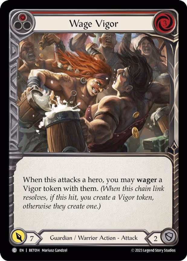 Wage Vigor (Red) - Common (BET014)