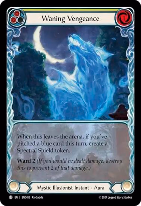 Waning Vengeance (Yellow) - Common (ENG013)