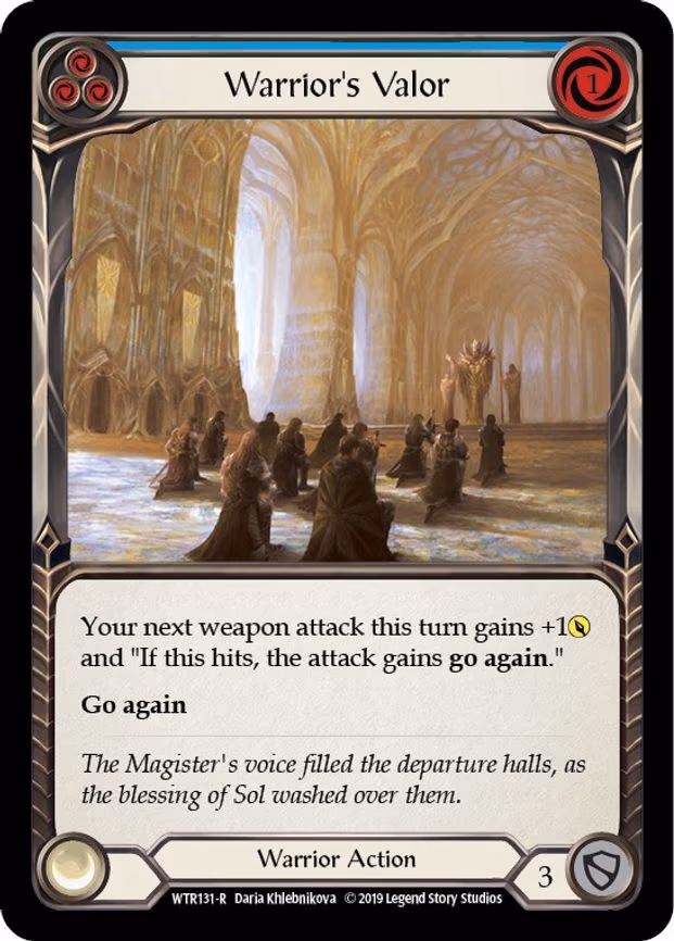 Warrior's Valor (Blue)