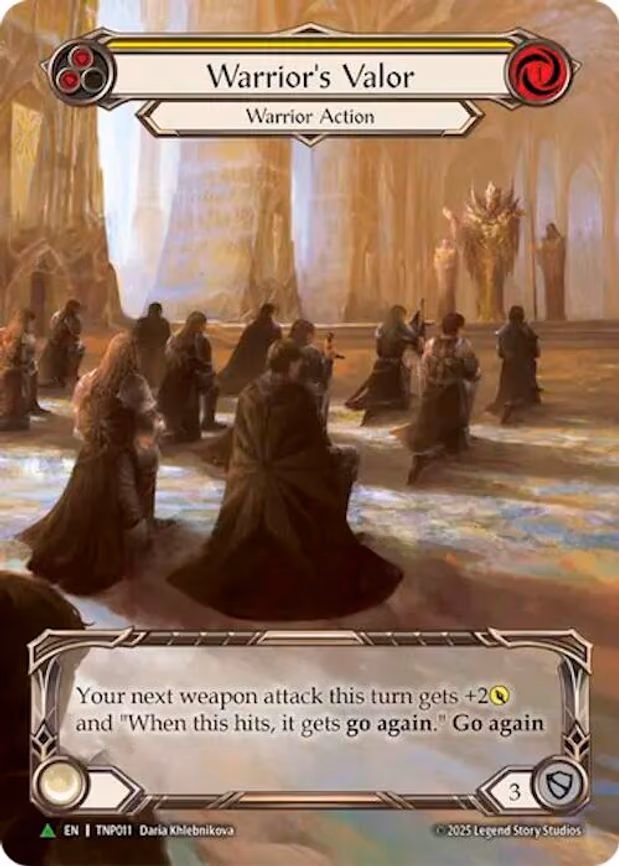 Warrior's Valor (Yellow) (Marvel)