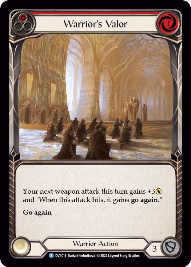 Warriors Valor - Rare (DVR011)