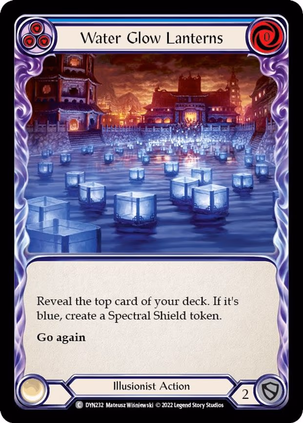 Water Glow Lanterns (Blue) - Common (DYN232)