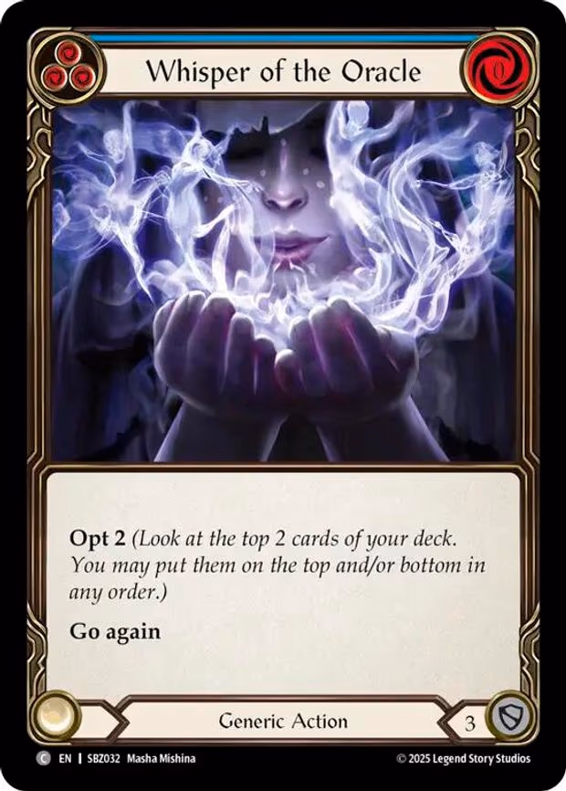 Whisper of the Oracle (Blue)