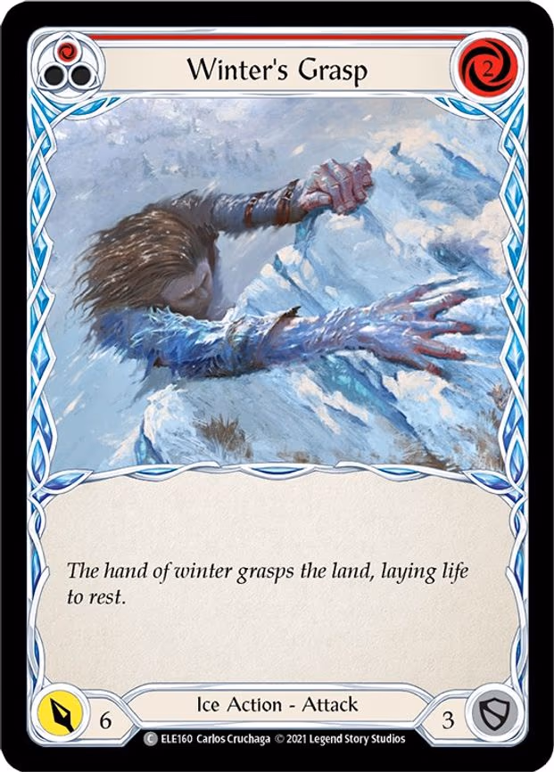 Winter's Grasp (Red) - Common (ELE160)