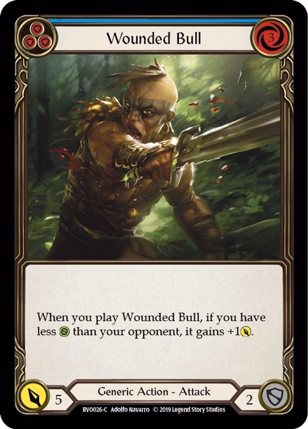 Wounded Bull (Blue) - Rare (BVO026)